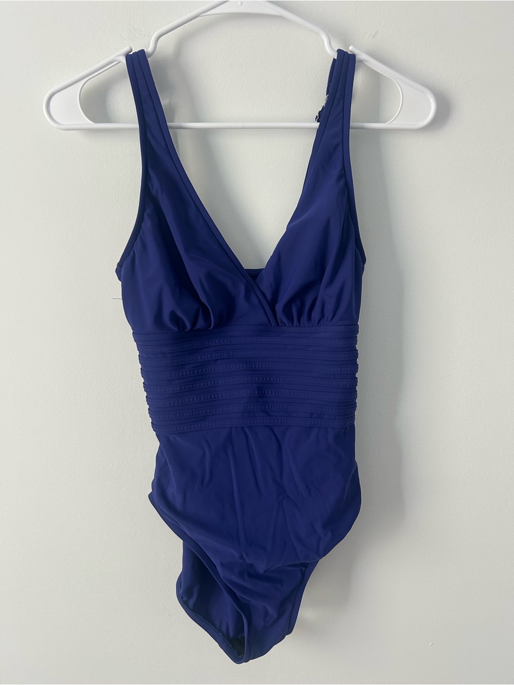 Aqua Green Deep Navy One-Piece Swimsuit
